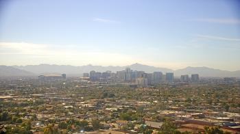 Weather camera view of Phoenix Children`s Hospital.