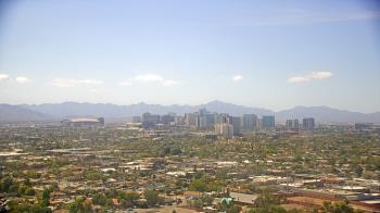 Weather camera view of Phoenix Children`s Hospital.