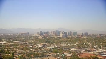 Weather camera view of Phoenix Children`s Hospital.