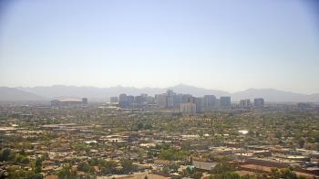 Weather camera view of Phoenix Children`s Hospital.