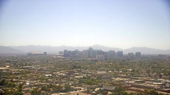 Weather camera view of Phoenix Children`s Hospital.