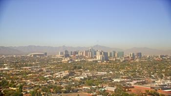 Weather camera view of Phoenix Children`s Hospital.