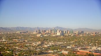 Weather camera view of Phoenix Children`s Hospital.