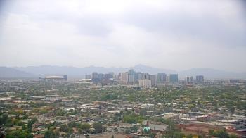 Weather camera view of Phoenix Children`s Hospital.