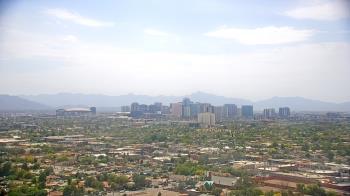 Weather camera view of Phoenix Children`s Hospital.