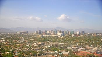 Weather camera view of Phoenix Children`s Hospital.