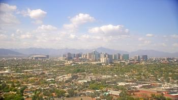 Weather camera view of Phoenix Children`s Hospital.