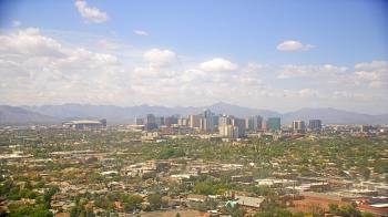 Weather camera view of Phoenix Children`s Hospital.