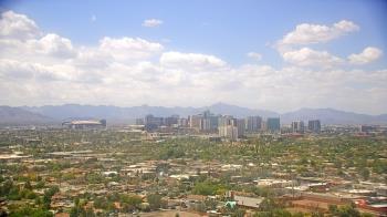 Weather camera view of Phoenix Children`s Hospital.