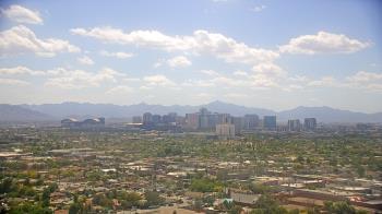 Weather camera view of Phoenix Children`s Hospital.