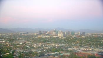 Weather camera view of Phoenix Children`s Hospital.