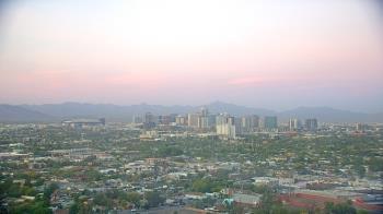 Weather camera view of Phoenix Children`s Hospital.