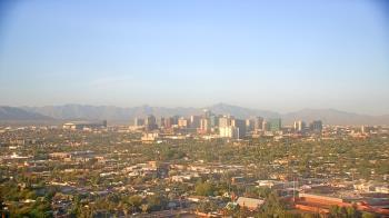 Weather camera view of Phoenix Children`s Hospital.