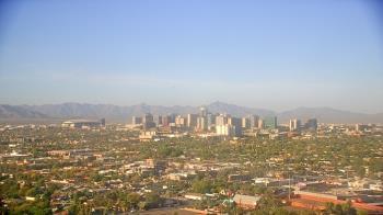 Weather camera view of Phoenix Children`s Hospital.