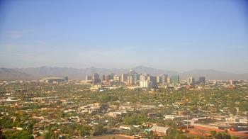 Weather camera view of Phoenix Children`s Hospital.