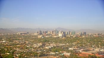 Weather camera view of Phoenix Children`s Hospital.