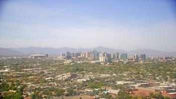 Weather camera view of Phoenix Children`s Hospital.