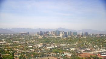 Weather camera view of Phoenix Children`s Hospital.