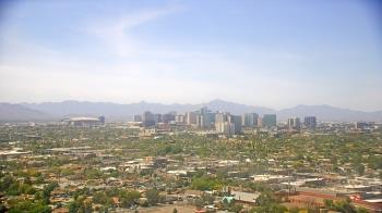 Weather camera view of Phoenix Children`s Hospital.