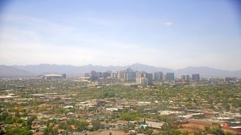 Weather camera view of Phoenix Children`s Hospital.