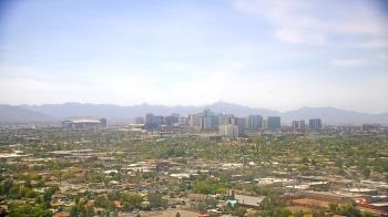 Weather camera view of Phoenix Children`s Hospital.