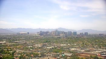 Weather camera view of Phoenix Children`s Hospital.