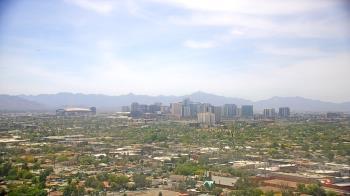 Weather camera view of Phoenix Children`s Hospital.