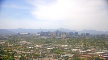 Weather camera view of Phoenix Children`s Hospital.