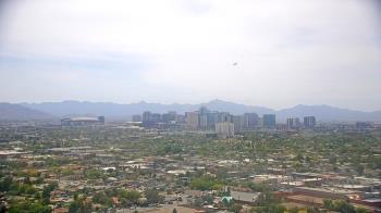 Weather camera view of Phoenix Children`s Hospital.