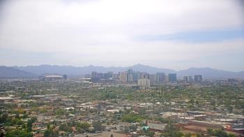 Weather camera view of Phoenix Children`s Hospital.