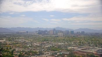 Weather camera view of Phoenix Children`s Hospital.