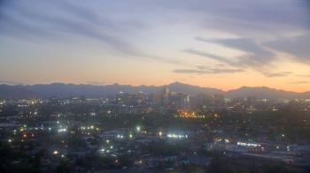 Weather camera view of Phoenix Children`s Hospital.