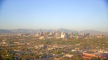 Weather camera view of Phoenix Children`s Hospital.
