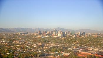 Weather camera view of Phoenix Children`s Hospital.
