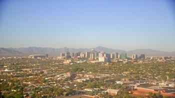 Weather camera view of Phoenix Children`s Hospital.