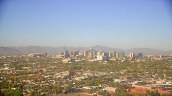 Weather camera view of Phoenix Children`s Hospital.
