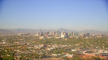 Weather camera view of Phoenix Children`s Hospital.