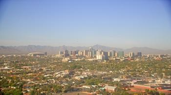 Weather camera view of Phoenix Children`s Hospital.