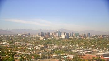 Weather camera view of Phoenix Children`s Hospital.