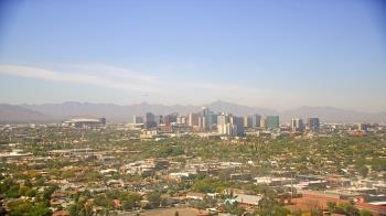 Weather camera view of Phoenix Children`s Hospital.