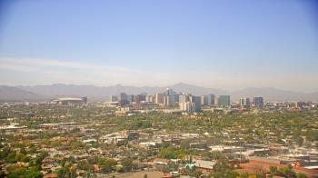 Weather camera view of Phoenix Children`s Hospital.