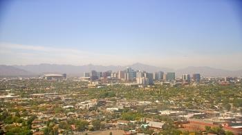 Weather camera view of Phoenix Children`s Hospital.