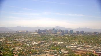 Weather camera view of Phoenix Children`s Hospital.