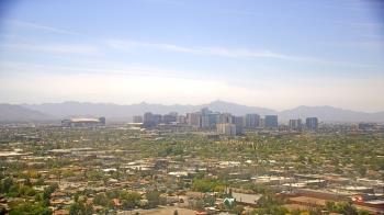 Weather camera view of Phoenix Children`s Hospital.