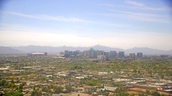 Weather camera view of Phoenix Children`s Hospital.