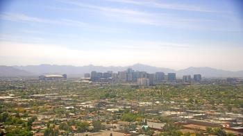 Weather camera view of Phoenix Children`s Hospital.
