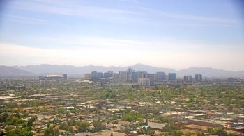Weather camera view of Phoenix Children`s Hospital.