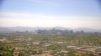 Weather camera view of Phoenix Children`s Hospital.
