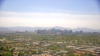 Weather camera view of Phoenix Children`s Hospital.