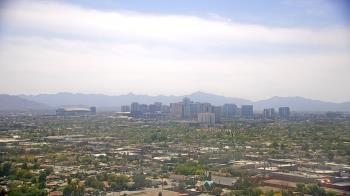 Weather camera view of Phoenix Children`s Hospital.